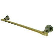 Kingston Brass BAH8611SNPB Milano 24-Inch Towel Bar, Satin Nickel and Polished Brass by Kingston Brass