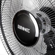 Duronic FN40 White 16 inch Oscillating Pedestal (Stand) Fan with weighted round base N5