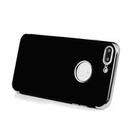 iPhone 7 Plus Case (5.5 inch) - Shockproof Soft TPU Rubber Skin Gel Bumper Case Splicing Electroplating Frame... N18