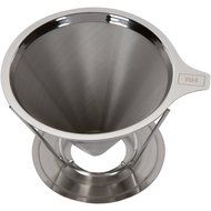 Rednax Homewares Paperless Pour Over and Drip Coffee Filter - Reusable Micro Mesh Cone Dripper with Stand (1-4... N2