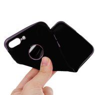 iPhone 7 Plus Case (5.5 inch) - Shockproof Soft TPU Rubber Skin Gel Bumper Case Splicing Electroplating Frame... N22