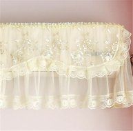 Bestwishes2u 1pcs Lace Air Conditioner Anti Dust Cover Air Conditioner Dustproof Cover N10