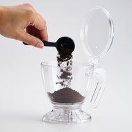 BonJour 46576 Plastic Coffee and Tea Smart Brewer, 19.5 oz, Clear