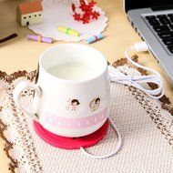 Beauty Clubs Silicone Heat Warmer Heater Milk Tea Coffee Mug Hot Drinks Beverage Cup (Red)
