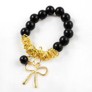 Women/Girls Bowknot Pearl Pretty Butterfly Hand Chain Bracelet Bangle