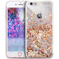 iPhone SE Case,iPhone 5S Case,iPhone 5 Case,ikasus iPhone SE 5S 5 [Liquid Glitter] Case,[Golden] Quicksand Sparkle... N4