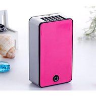 LOHOME(TM) Portable Mini USB Air Conditioning Fan Chargeable Hand-held No Leaf Fan Air Conditioner (Green) N14