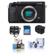 Fujifilm X-E2S Mirrorless Digital Camera Body, Black - Bundle With Camera Bag, 16GB SDHC Card, Cleaning Kit, Memory...
