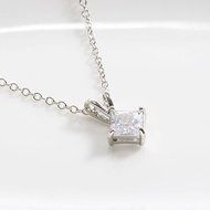 Women's Hot Nobby Square Zircon Chain Choker Necklace Earrings Party Jewelry Set N3