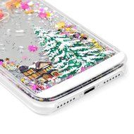Badalink iPhone 7 Case (4.7") Christmas Tree Liquid Case Crystal Clear Hard PC Case Bling Shiny Glitter Liquid... N18