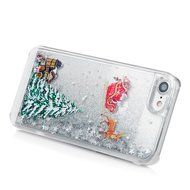 Badalink iPhone 7 Case (4.7") Christmas Tree Liquid Case Crystal Clear Hard PC Case Bling Shiny Glitter Liquid... N19