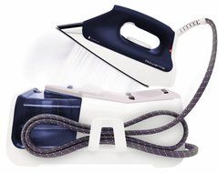 Rowenta DG8430 Pro Precision 1800-Watt Steam Iron Station Stainless Steel Soleplate, 400-Hole, Purple N2