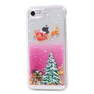 Badalink iPhone 7 Case (4.7&quot;) Christmas Tree Liquid Case Crystal Clear Hard PC Case Bling Shiny Glitter Liquid... N24