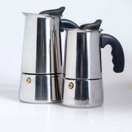 Primula 6-Cup Espresso Maker &ndash; Finely Crafted Stainless Steel &ndash; Stay-Cool Silicone Handle and a Flip Top Lid &ndash;... N4