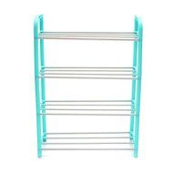 4 Tiers Shoes Display Storage Organizer Stainless Steel DIY Cabinet Towel Rack Stand Shelf Holder Unit Shelves N3