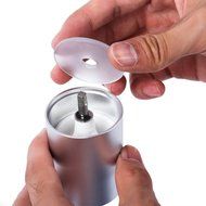 Adjustable Aluminum Ceramic Hand Crank Manual Coffee Grinder Bean Portable Mill N2