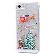 Badalink iPhone 7 Case (4.7&quot;) Christmas Tree Liquid Case Crystal Clear Hard PC Case Bling Shiny Glitter Liquid... N26