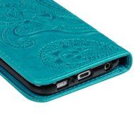Galaxy S6 Case,Samsung Galaxy S6 Case - Wallet Flip Stand Case Embossed Plants PU Leather Case Shockproof Soft... N32