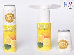 H.Y. TECH Super Cute Juice Style Mini Fan Perfect for Your Pocket (Kiwifruit Juice) N7