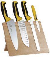 Mercer Culinary M21980PU Millennia Magnetic Knife Board Set, Purple