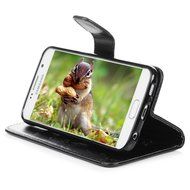 Galaxy S6 Case,Samsung Galaxy S6 Case - Wallet Flip Stand Case Embossed Plants PU Leather Case Shockproof Soft... N36