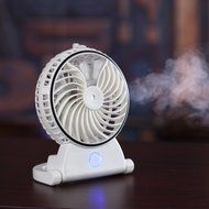 Humidifier Fan Handheld USB Mini Misting Cooling Spray humidification fan(white)