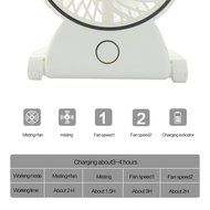 Humidifier Fan Handheld USB Mini Misting Cooling Spray humidification fan(white) N2