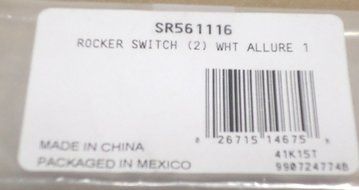 Broan SR561116 Switch N3