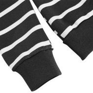 Pullover Tops,Morecome Womens Stripe Loose Casual Long Sleeve Hoodie Sweatshirt (S, Black) N3