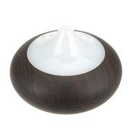 VicTsing Aromatherapy Cool Mist Humidifier with 7 Color LED Lights, Wood Grain, 140ml N12