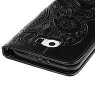 Galaxy S6 Case,Samsung Galaxy S6 Case - Wallet Flip Stand Case Embossed Plants PU Leather Case Shockproof Soft... N42