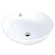 Kingston Brass EV4129 Fauceture Perfection Vitreous China Bathroom Vessel, White by Elements of Design