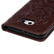 Galaxy S6 Case,Samsung Galaxy S6 Case - Wallet Flip Stand Case Embossed Plants PU Leather Case Shockproof Soft... N47