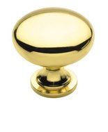 Amerock BP1910-PB Allison Value Hardware Round Knob, Polished Brass by Amerock