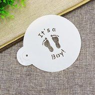 Y&amp;XL&amp;H It&#039;s a Boy/Girl Cookie Top, Cupcake Stencil, Stencil for Cake Decorating,Cookie Stencil, N2