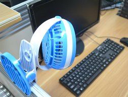 SAMYO 360 Degree Rotation Adjustable Personal Portable Fan ,Mini Table Fan for Home and Office,Two Types of Power... N3