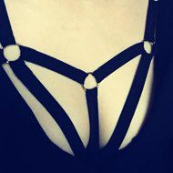 Bra Top ，Beautyvan Comfortable Alluring Womens Sexy Bra Elastic Cage Bra (M, Black) N3