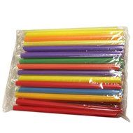 50pcs Drinking Straws,Morecome Multicolor Straight Drinking Straws Bar Party Drink Straw