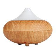 VicTsing Aromatherapy Cool Mist Humidifier with 7 Color LED Lights, Wood Grain, 140ml N14