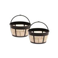 2 Pack Cuisinart Gtf-b Gold Tone Coffee Filter 8-12 Cup Permanent Basket Style