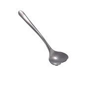 LADEY Heart Shape Stainless Steel Coffee Scoop Polishing Mini Coffee Spoon Teaspoon (2pcs/pack)