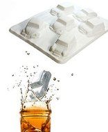 DGI MART Kitchen Party Use 6 Cavities Adorable Kawaii Mini Car Model Shape Chocolate Sugar Ice Cake Decorating...