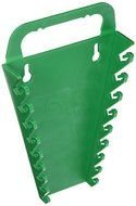SK Hand Tool 1071 Wrench Rack, Green, 9-Piece by SK Hand Tool