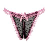 Underpants ，Beautyvan Comfortable 2016 New Female Perspective Diamond Lace Panties Underwear Low Rise Thong (Red) N4