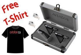 Ortofon Concorde Q.Bert Twin Pack + 2 Extra Q.Bert Stylus + Ortofon DJ T-shirt