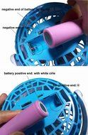 INNOBAY Desk Wall Mountable Mini Rechargeable Fan Clip On Versatile Cooling Fan for Home, Office, Bedroom, Gaming... N13