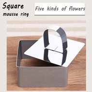 VANKER Stainless Steel Cake Mousse Mould Cake Baking Cake Decor Mold Ring(flag) N2