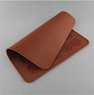 Muffins/Almond Round Cakes Tools Size 2629cm Cavity Donut Macaron Silicone Mat ,Christmas Bakeware N2