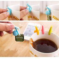 5pcs, Cute Snail Shape Silicone Tea Bag Holder Cup Mug Candy Colors Gift Set Cool, Color Randomly N2