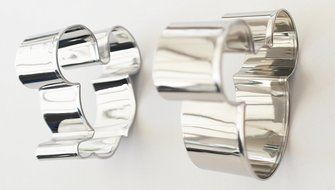 Mickey and Minnie Mouse Stainless Steel Cookie Cutter N2